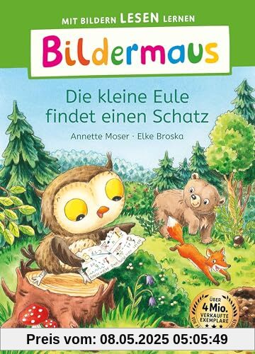 Bildermaus - Die kleine Eule findet einen Schatz: Mit Bildern lesen lernen - Ideal für die Vorschule und Leseanfänger ab 5 Jahren - Mit Leselernschrift ABeZeh Bildermaus - Die kleine Eule findet einen Schatz: Mit Bildern lesen lernen - Ideal für die Vorschule und Leseanfänger ab 5 Jahren - Mit Leselernschrift ABeZeh