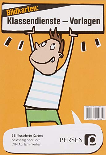 Bildkarten: Klassendienste Vorlagen: 38 illustrierte Karten-Vorlagen, beidseitig bedruckt, laminierbar Bildkarten: Klassendienste Vorlagen: 38 illustrierte Karten-Vorlagen, beidseitig bedruckt, laminierbar