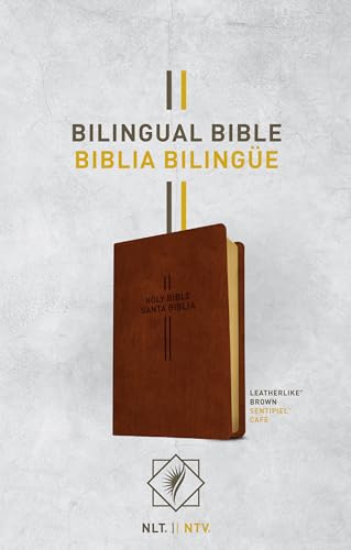 Bilingual Bible / Biblia Bilingüe Nlt/Ntv (Leatherlike, Brown): New Living Translation, Leatherlike, Brown