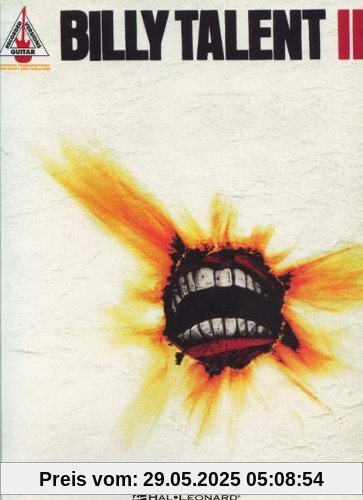Billy Talent II (Guitar TAB Book) (Guitar Recorded Versions)