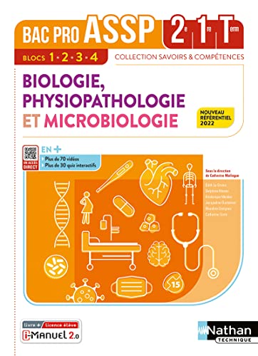 Biologie, Physiopathologie et Microbiologie - 2e-1re-Term - Livre + Licence élève 2022 von NATHAN