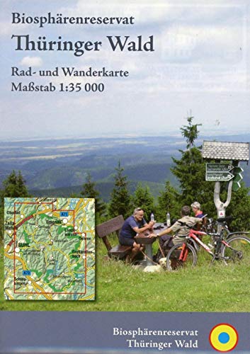 Biosphärenreservat Thüringer Wald: Rad- und Wanderkarte (wetterfest)