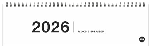 Black&White Wochenquerplaner 2026: Neutraler Tischkalender mit Spiralbindung zum Umklappen in schlichter Schwarzweiß-Optik für den perfekten Überblick ... Maße 32,5 x 9,3 cm (Tisch-Querplaner Heye) Black&White Wochenquerplaner 2026: Neutraler Tischkalender mit Spiralbindung zum Umklappen in schlichter Schwarzweiß-Optik für den perfekten Überblick ... Maße 32,5 x 9,3 cm (Tisch-Querplaner Heye) von Heye