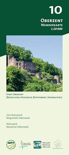 Blatt 10, Oberzent: Wanderkarte 1:20.000. Stadt Oberzent (Beerfelden, Hesseneck, Rothenberg und Sensbachtal) (Odenwald Freizeitkarten Maßstab ... und Naturpark Neckartal-Odenwald) von MeKi Landkarten