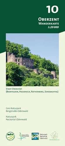 Blatt 10, Oberzent: Wanderkarte 1:20.000. Stadt Oberzent (Beerfelden, Hesseneck, Rothenberg und Sensbachtal) (Odenwald Freizeitkarten Maßstab ... und Naturpark Neckartal-Odenwald)