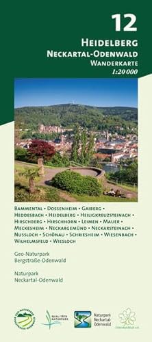 Blatt 12, Heidelberg - Neckartal-Odenwald: Wander- und Radwanderkarte 1:20.000. Mit Bammental, Dossenheim, Gaiberg, Heddesbach, Heidelberg, ... und Naturpark Neckartal-Odenwald) von MeKi Landkarten