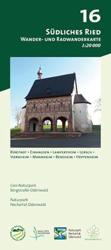 Blatt 16, Südliches Ried: Wander- und Radwanderkarte 1:20.000. Mit Bürstadt, Einhausen, Lampertheim, Lorsch, Viernheim, Mannheim, Bensheim und ... und Naturpark Neckartal-Odenwald)