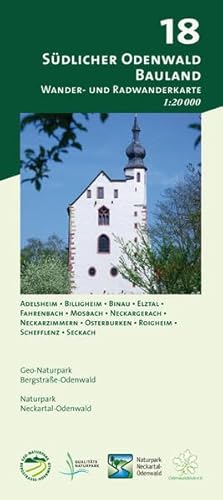 Blatt 18, Südlicher Odenwald - Bauland: Wander- und Radwanderkarte 1:20.000. Mit Adelsheim, Billigheim, Binau, Elztal, Fahrenbach, Mosbach, ... und Naturpark Neckartal-Odenwald)