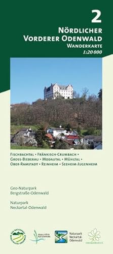 Blatt 2, Vorderer Nördlicher Odenwald: Wanderkarte 1:20.000. Mit Fischbachtal, Fränkisch-Crumbach, Groß-Bieberau, Modautal, Mühltal, Ober-Ramstadt, ... und Naturpark Neckartal-Odenwald)