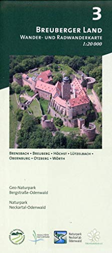 Blatt 3, Breuberger Land: Wander- und Radwanderkarte 1:20.000. Mit Brensbach, Breuberg, Höchst, Lützelbach, Obernburg, Otzberg und Wörth (Odenwald ... und Naturpark Neckartal-Odenwald)