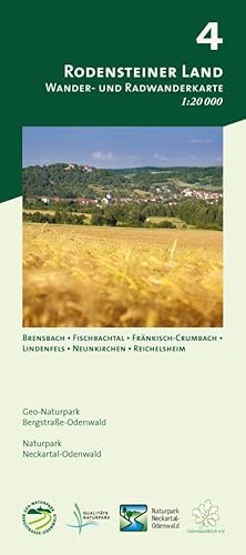 Blatt 4, Rodensteiner Land: Wanderkarte 1:20.000. Mit Brensbach, Fischbachtal, Fränkisch-Crumbach, Lindenfels, Neunkirchen und Reichelsheim (Odenwald ... und Naturpark Neckartal-Odenwald) von MeKi Landkarten