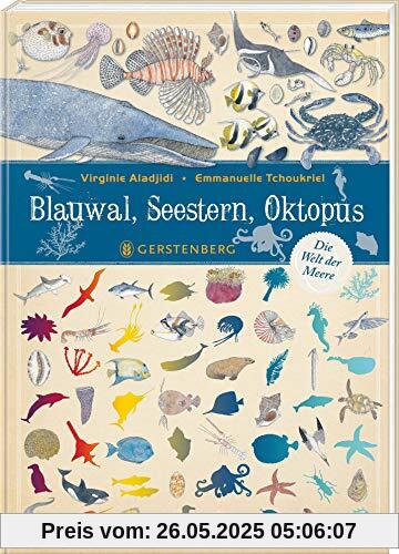 Blauwal, Seestern, Oktopus: Die Welt der Meere Blauwal, Seestern, Oktopus: Die Welt der Meere