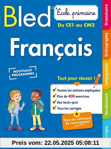 Bled Ecole primaire Français du CE1 au CM2