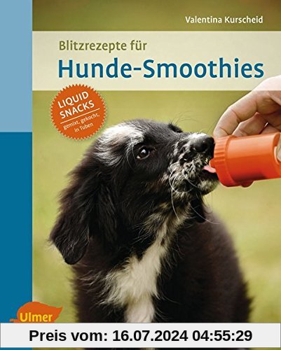 Blitzrezepte für Hunde-Smoothies: Liquid Snacks - gemixt, gekocht, in Tuben