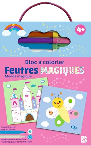 Bloc à colorier avec feutres magiques: Le monde magique Bloc à colorier avec feutres magiques: Le monde magique von Ballon Kids