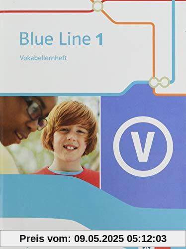 Blue Line 1. Ausgabe Bayern: Vokabellernheft Klasse 5 (Blue Line. Ausgabe für Bayern ab 2017)