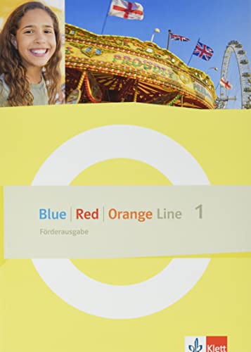 Blue Line - Red Line - Orange Line 1: Förderausgabe Klasse 5 (Red Line. Ausgabe ab 2022)