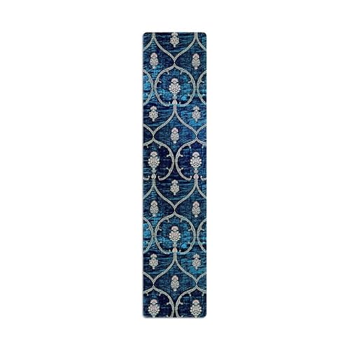 Blue Velvet Bookmark: Bookmark, double sided, textured, rounded edges von Paperblanks