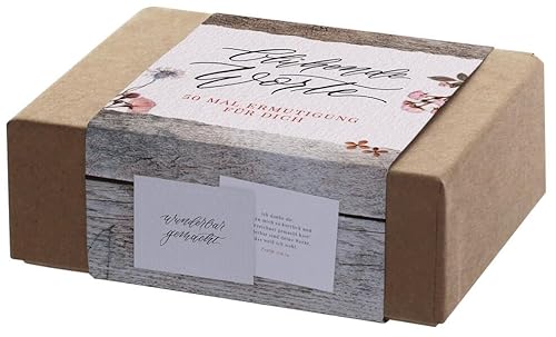 Blühende Worte - 50 X Ermutigung Für Dich (Box mit 50 Kärtchen) von SCM COLLECTION