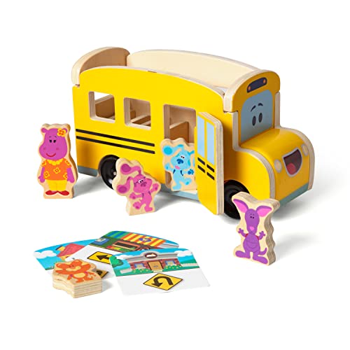 Blues Clues & You Wooden Pull-Back School Bus von Melissa & Doug