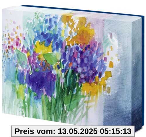 Blüte - Kartenset: 10 Faltkarten im Schmuckkarton
