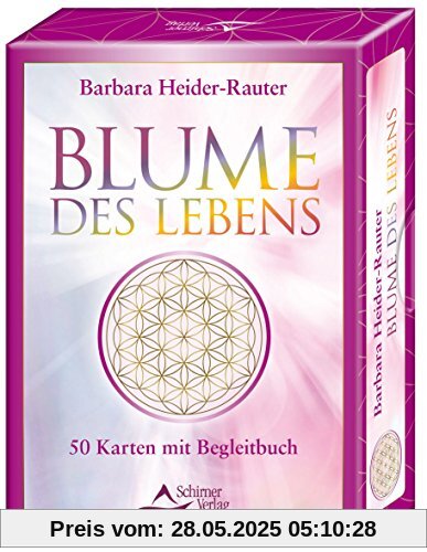 Blume des Lebens: 50 Karten mit Begleitbuch