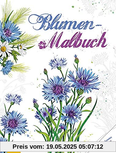 Blumen-Malbuch