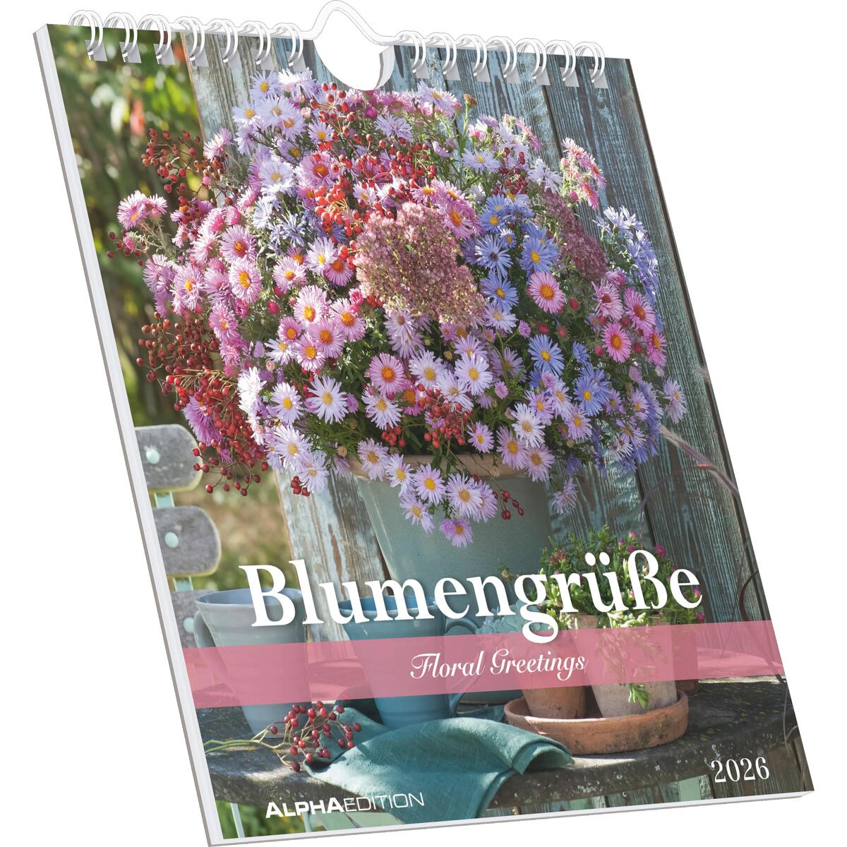 Blumengrüße 2026 - Postkartenkalender 16x17 cm - Blumen - zum Aufstellen oder Au... Blumengrüße 2026 - Postkartenkalender 16x17 cm - Blumen - zum Aufstellen oder Au... von Neumann Verlage GmbH & Co