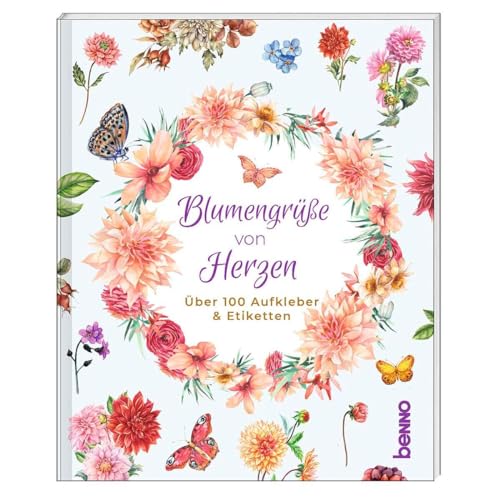 Blumengrüße von Herzen: Über 100 Aufkleber & Etiketten