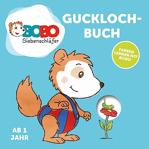 Bobo Siebenschläfer - Gucklochbuch Kinderbuch ab 1 Jahr: Farben lernen mit Bobo von adrian & wimmelbuchverlag