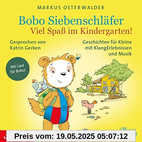 Bobo Siebenschläfer. Viel Spaß im Kindergarten!