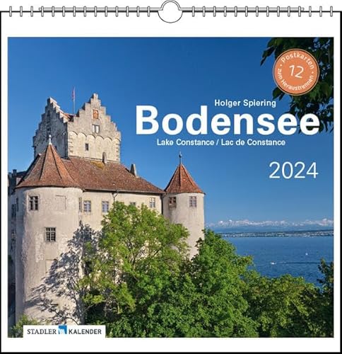 Bodensee 2024: Postkarten-Tischkalender von Stadler Kalender