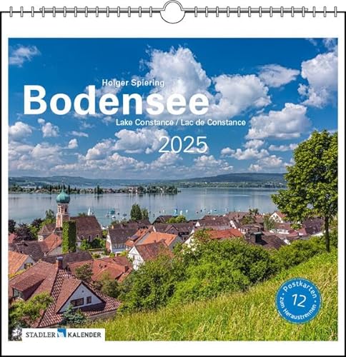 Bodensee 2025: Postkarten-Tischkalender