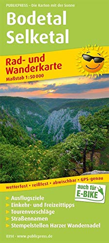 Bodetal - Selketal: Rad- und Wanderkarte mit Ausflugszielen, Einkehr- & Freizeittipps und Stadtplänen, wetterfest, reissfest, abwischbar, GPS-genau. 1:50000 (Rad- und Wanderkarte: RuWK) von FREYTAG-BERNDT UND ARTARIA