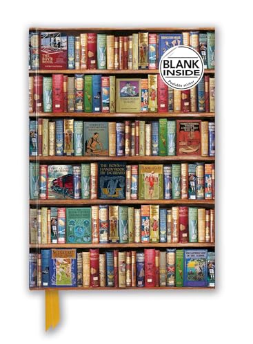Bodleian Libraries: Hobbies & Pastimes Bookshelves (Foiled Blank Journal) (Flame Tree Blank Notebooks): Unser hochwertiges Blankbook mit festem, ... Notizbuch DIN A 5 mit Magnetverschluss) von Flame Tree Gift