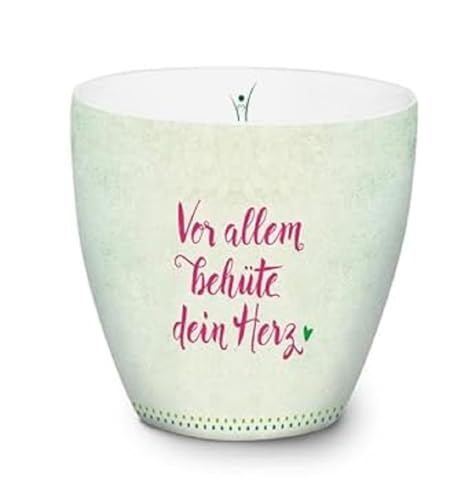 Body, Spirit, Soul - Tasse: Vor allem behüte dein Herz