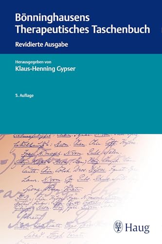 Bönninghausens Therapeutisches Taschenbuch: Revidierte Ausgabe