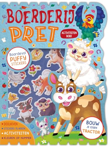 Boerderijpret stickerplezier: Boordevol puffy stickers, bouw je eigen tractor Boerderijpret stickerplezier: Boordevol puffy stickers, bouw je eigen tractor von Rebo Productions