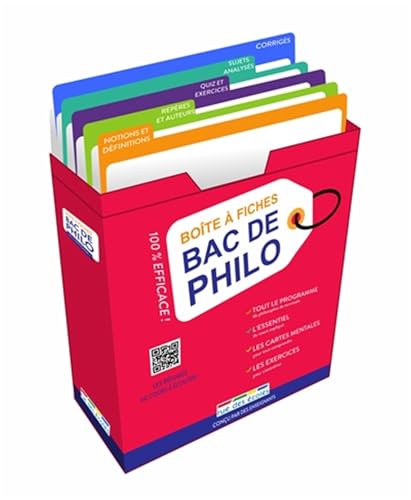 Boîte à fiches Bac de Philo: 80 fiches pour réussir l'épreuve ! Boîte à fiches Bac de Philo: 80 fiches pour réussir l'épreuve ! von RUE DES ECOLES