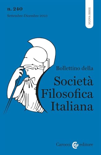 Bollettino della società filosofica italiana. Nuova serie (2023) (Vol. 3)