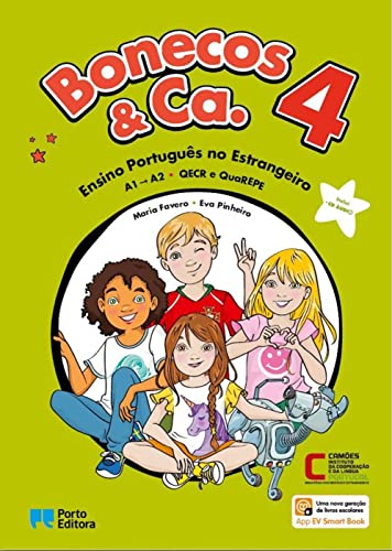 Bonecos & Ca. 4 A1-A2: Portugiesisch für Grundschulkinder. Kurs- und Übungsbuch mit Audios