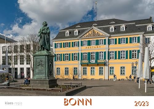 Bonn 2023 Bildkalender A4 quer, spiralgebunden von Klaes-Regio Fotoverlag