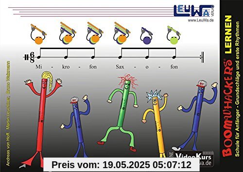 Boomwhackers lernen: Schule für Anfänger - einfache Rhythmen (Hefte für Percussionsinstrumente)