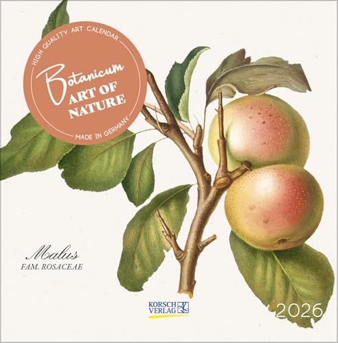 Botanicum 2026: Hochwertiger unverpackter Broschürenkalender mit Ferienterminen. Nachhaltiger Pflanzenkalender im Format 30 x 30 cm Botanicum 2026: Hochwertiger unverpackter Broschürenkalender mit Ferienterminen. Nachhaltiger Pflanzenkalender im Format 30 x 30 cm von Korsch Verlag