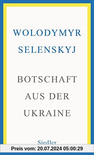 Botschaft aus der Ukraine: Die Autorenerlöse aus dem Verkauf dieses Buches gehen an United24, eine von Wolodymyr Selenskyj ins Leben gerufene ... für die Unterstützung der Ukraine sammelt.