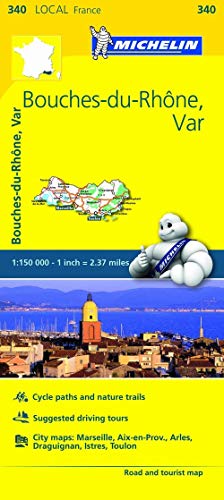 Bouches-du-Rhone, Var - Michelin Local Map 340: Map (Mapas Local Michelin, Band 340)