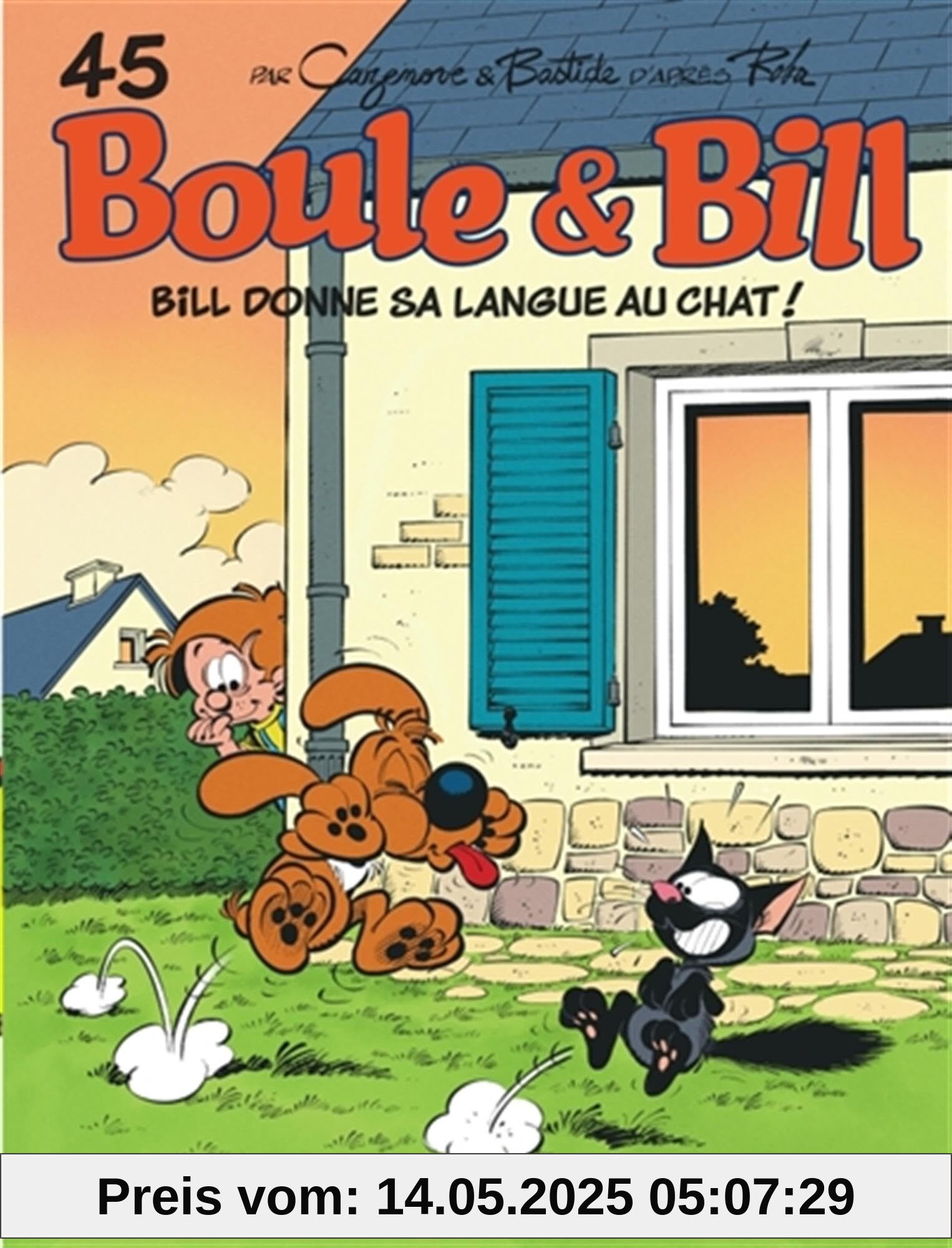 Boule & Bill - Tome 45 - Bill donne sa langue au chat