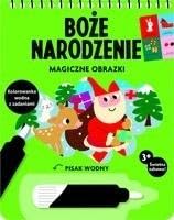 Boże Narodzenie Magiczne obrazki: Kolorowanka wodna z zadaniami von Olesiejuk