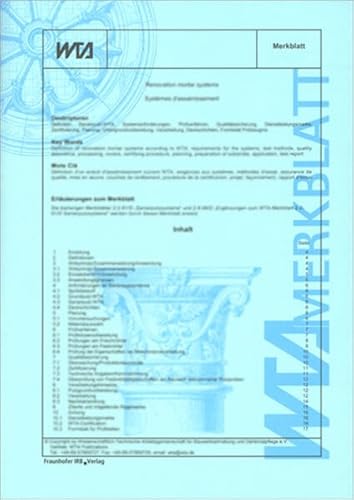 Brandschutz von Fachwerkgebäuden und Holzbauteilen: WTA Merkblatt 8-12-17/D. Deutsche Fassung. Stand Mai 2017 Referat 8 Fachwerk/Holzkonstruktionen (WTA-Merkblätter)