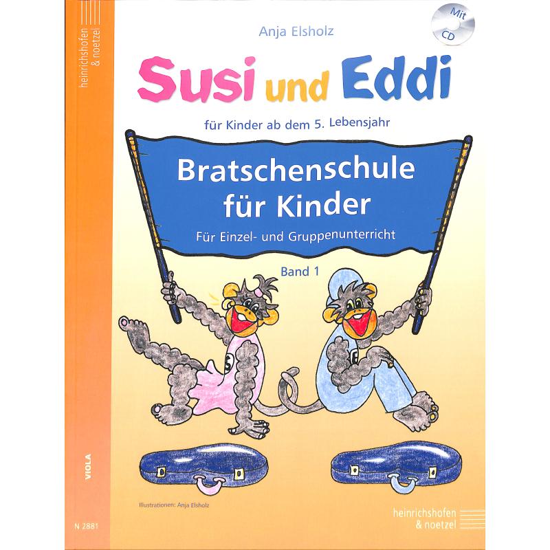 Susi + Eddi 1 - Bratschenschule für Kinder | Für Kinder ab dem 5 Lebensjahr